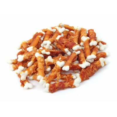 Przysmak NEKKO Kostki wapienne owinięte kurczakiem 500g