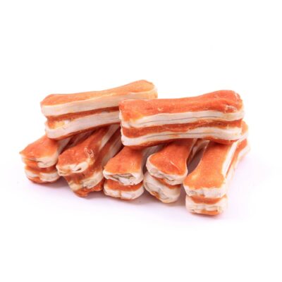 Przysmak NEKKO Kość prasowana z kurczakiem 10cm 500g