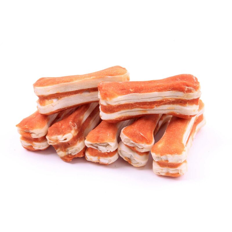 Przysmak NEKKO Kość prasowana z kurczakiem 10cm 500g