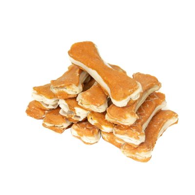 Przysmak NEKKO Kość prasowana z kurczakiem 10cm 500g