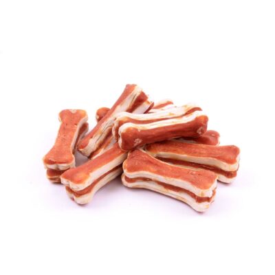 Przysmak NEKKO Kość prasowana z kaczką 10cm 500g