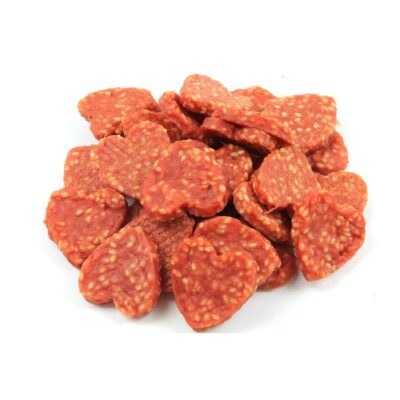 Przysmak NEKKO Serca z kaczką i ryżem 500g