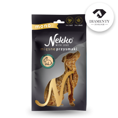 NEKKO Przysmak dla psa MONO – Filet z królika 80g