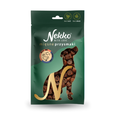 NEKKO Przysmak dla psa – Rollsy MINI kaczka/ryba 80g