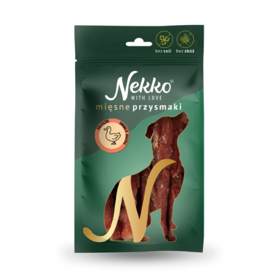 NEKKO Przysmak dla psa – Pałeczki owinięte kaczką 80g