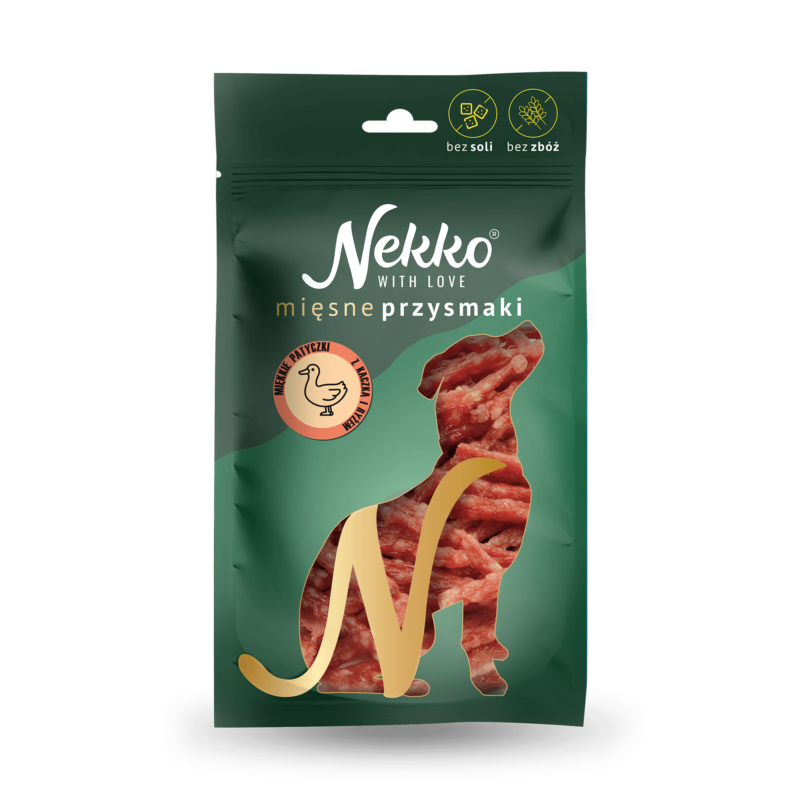 NEKKO Przysmak dla psa – Patyczki kaczka z ryżem miękkie 80g