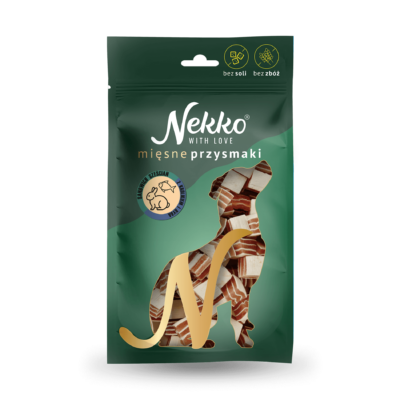 NEKKO Przysmak dla psa – Sandwich królik/ryba 80g