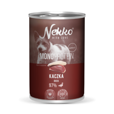 NEKKO MONOPROTEIN ADULT Kaczka puszka 400g