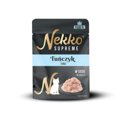 NEKKO SUPREME KITTEN Tuńczyk w sosie saszetka 70g
