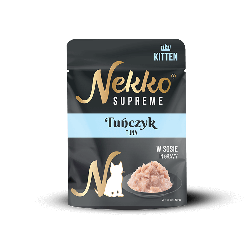 NEKKO SUPREME KITTEN Tuńczyk w sosie saszetka 70g
