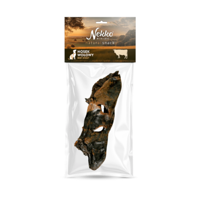 NEKKO NATURAL SNACK Nosek wołowy