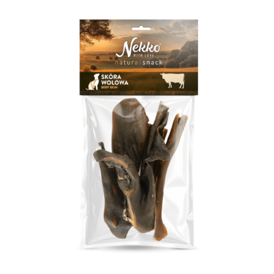 NEKKO NATURAL SNACK Skóra wołowa 100g