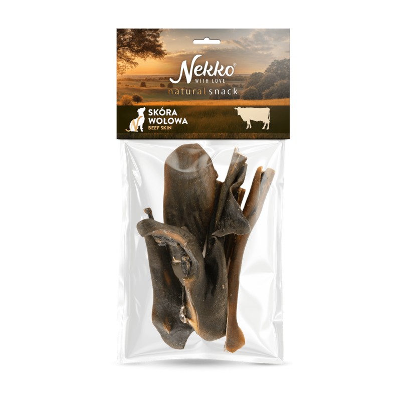 NEKKO NATURAL SNACK Skóra wołowa 100g