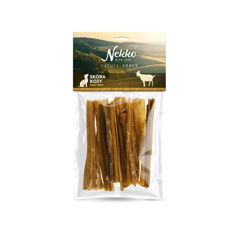 NEKKO NATURAL SNACK Skóra kozy 100g