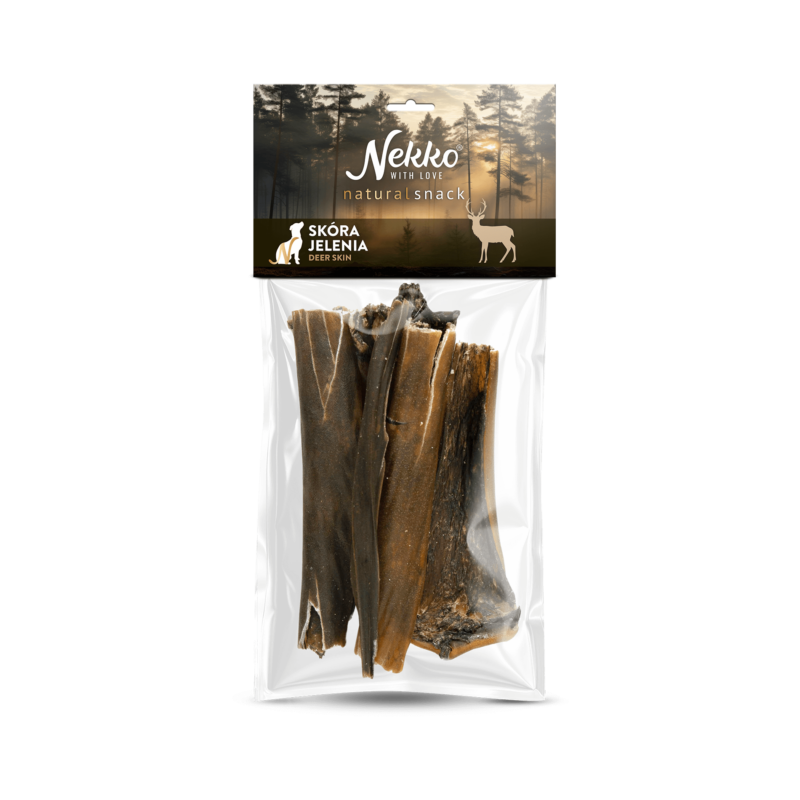 NEKKO NATURAL SNACK Skóra jelenia 100g