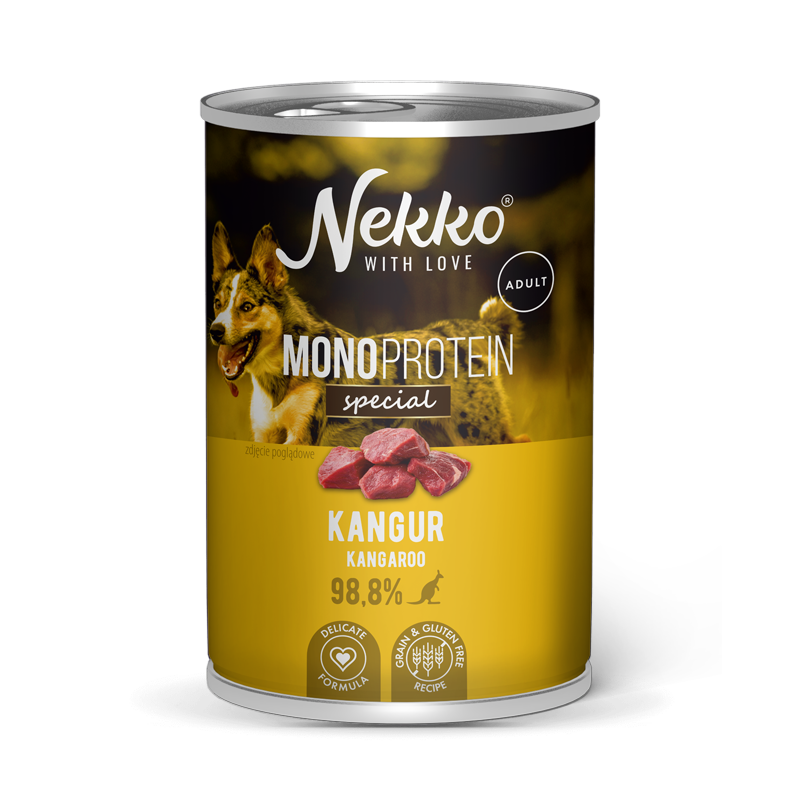 NEKKO MONOPROTEIN SPECIAL ADULT Kangur puszka 400g
