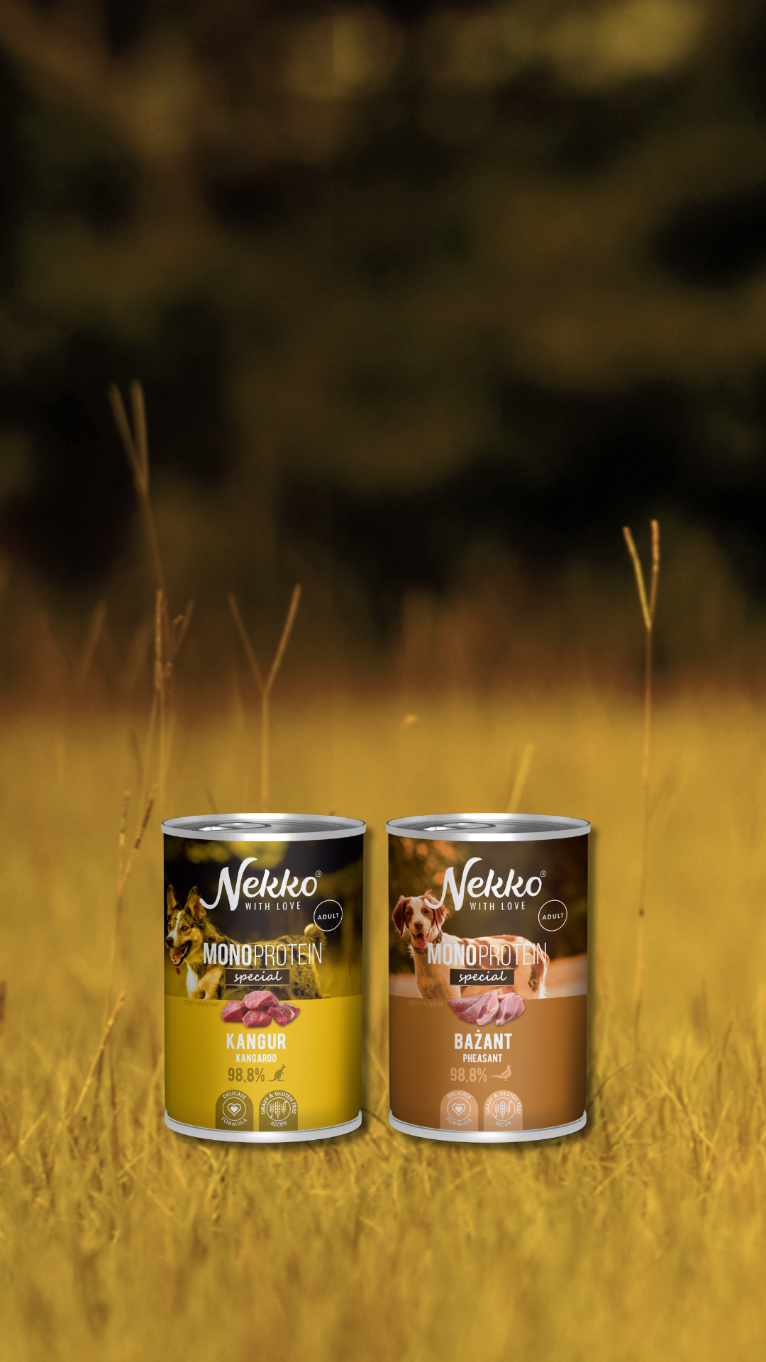 Nowe smaki MONOPROTEIN - kangur i bażant