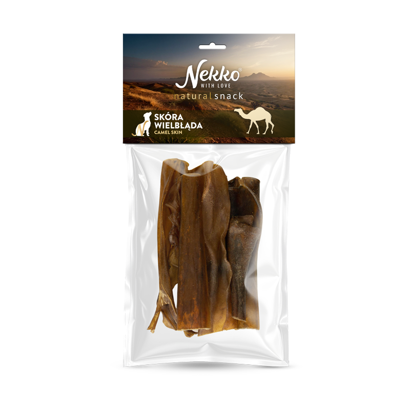 NEKKO NATURAL SNACK Skóra wielbłąda 100g