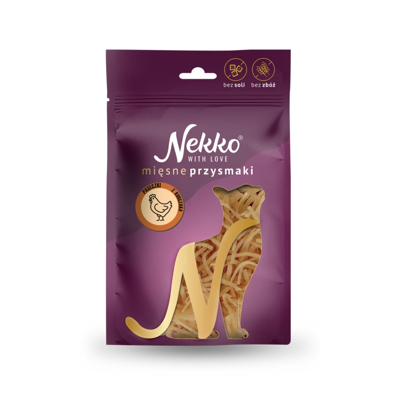 NEKKO Przysmak dla kota – Paseczki z kurczaka 50g