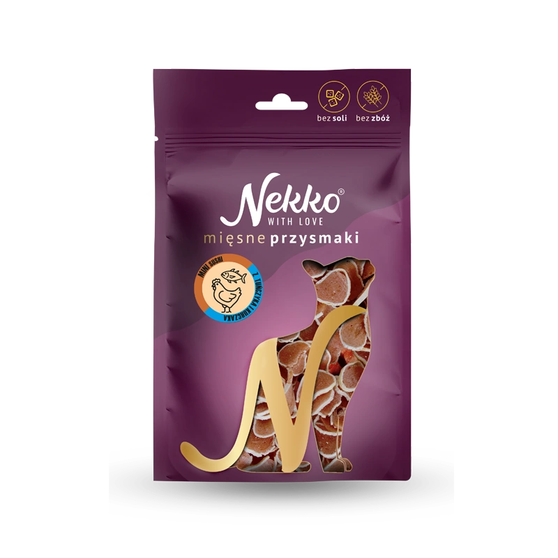 NEKKO Przysmak dla kota – Mini Sushi z tuńczyka i kurczaka 50g