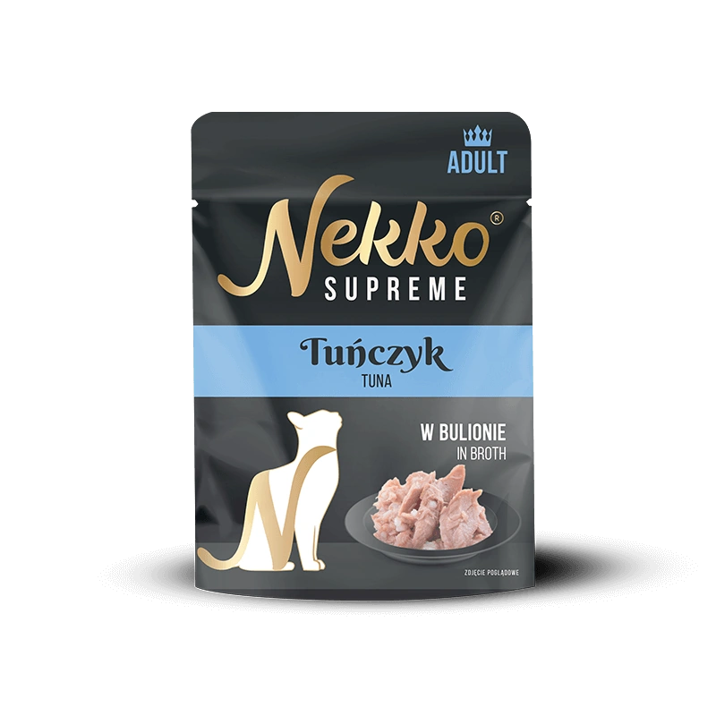 NEKKO SUPREME ADULT Tuńczyk w bulionie saszetka 70g