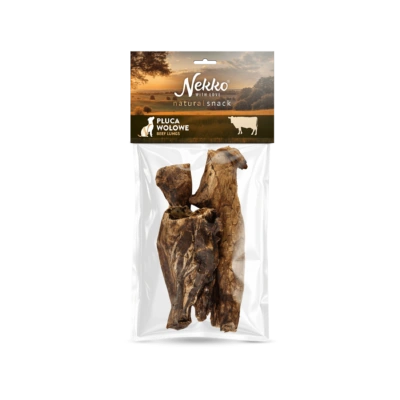 NEKKO NATURAL SNACK Płuca wołowe 100g