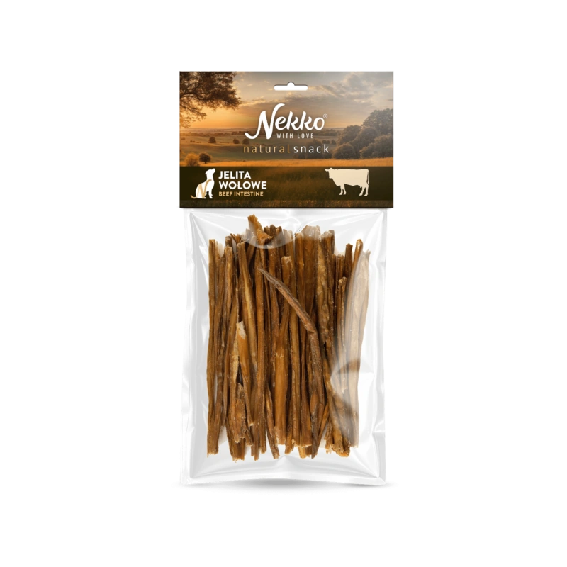 NEKKO NATURAL SNACK Jelita wołowe 100g