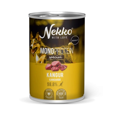 NEKKO MONOPROTEIN SPECIAL ADULT Kangur puszka 400g