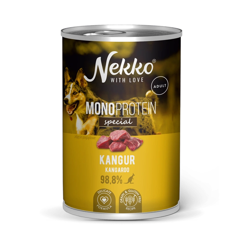 NEKKO MONOPROTEIN SPECIAL ADULT Kangur puszka 400g