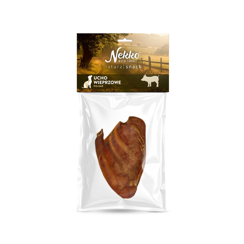 NEKKO NATURAL SNACK Ucho wieprzowe 1szt.